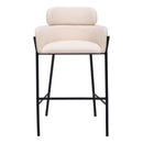  Zuo Bremor 110174 Barstool - Beige IMAGE 3