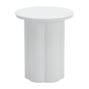  Zuo Kogur 704021 Side Table - White IMAGE 1