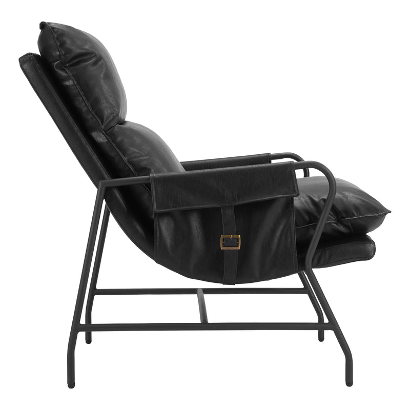  Zuo Halaus 110204 Accent Chair - Black IMAGE 2