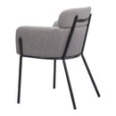  Zuo Bremor 110171 Dining Chair - Slate Grey IMAGE 5