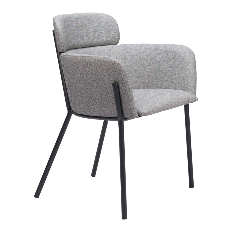  Zuo Bremor 110171 Dining Chair - Slate Grey IMAGE 6