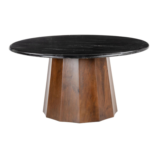  Zuo Aipe 110249 Coffee Table - Black & Brown IMAGE 1