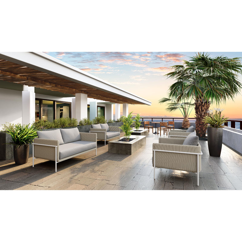  Zuo Frais 704016 Loveseat - Grey IMAGE 10