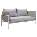  Zuo Frais 704016 Loveseat - Grey IMAGE 1