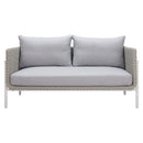  Zuo Frais 704016 Loveseat - Grey IMAGE 3