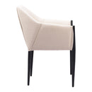  Zuo Andover 110168 Dining Chair - Beige IMAGE 2
