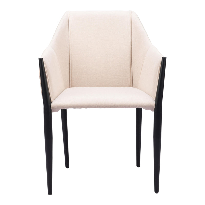  Zuo Andover 110168 Dining Chair - Beige IMAGE 3