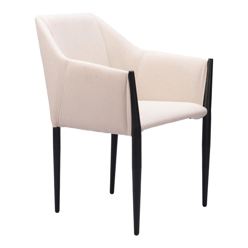  Zuo Andover 110168 Dining Chair - Beige IMAGE 6