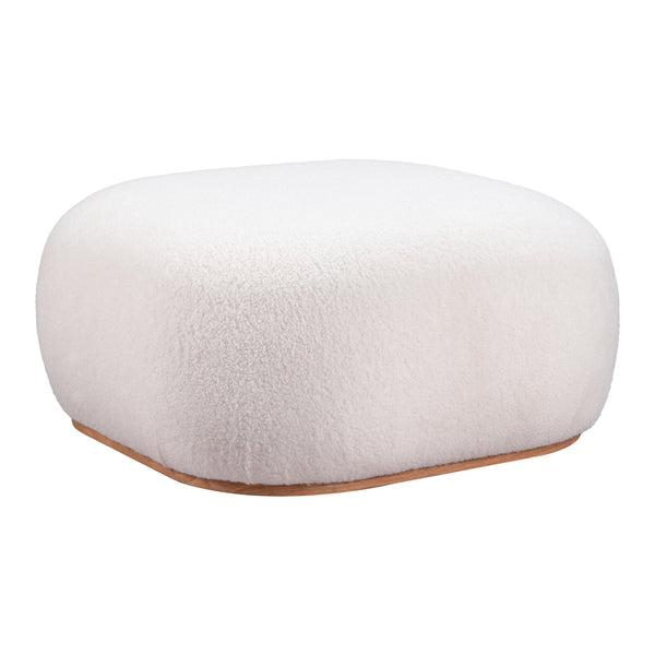  Zuo Azua 110084 Ottoman - Cream IMAGE 1
