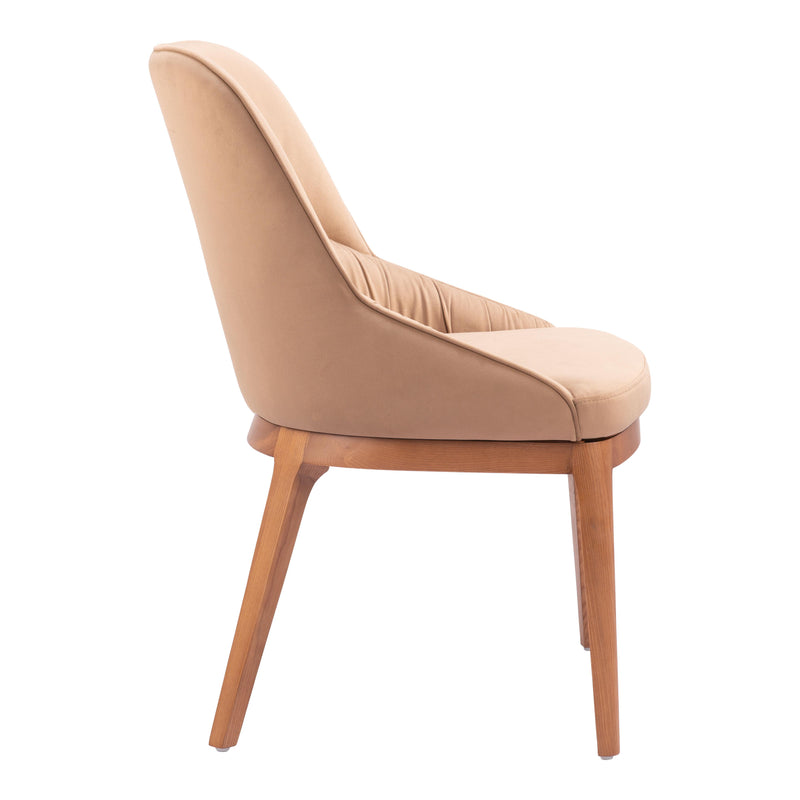  Zuo Ayr 110127 Dining Chair - Tan IMAGE 2