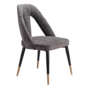  Zuo Artus 110003 Dining Chair - Grey IMAGE 6