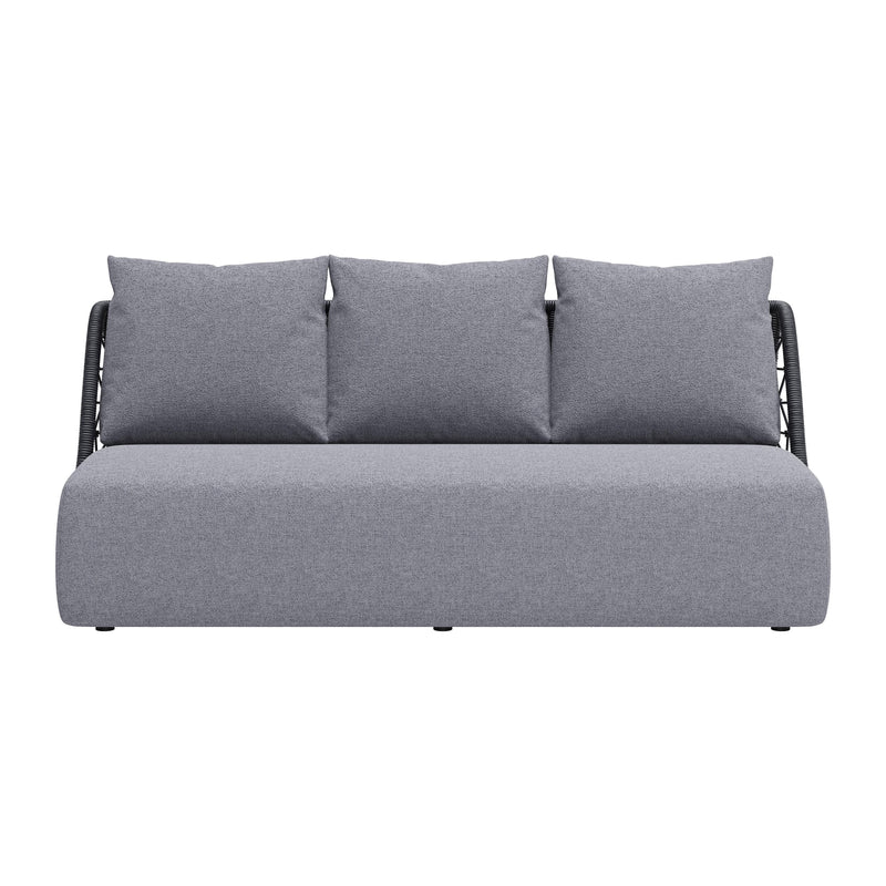  Zuo Mekan 704023 Sofa - Grey IMAGE 3