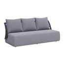  Zuo Mekan 704023 Sofa - Grey IMAGE 6