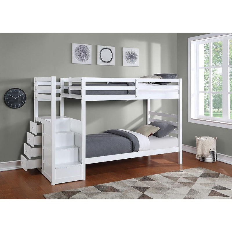 IFDC B-1892 Twin/Twin Bunk Bed IMAGE 1