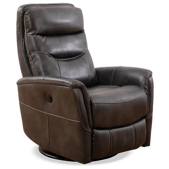 IFDC Power Swivel Glider Rocker Polyurethane Recliner with Wall Recline IF-6302 IMAGE 1