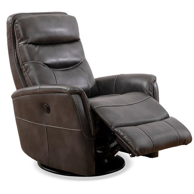 IFDC Power Swivel Glider Rocker Polyurethane Recliner with Wall Recline IF-6302 IMAGE 2