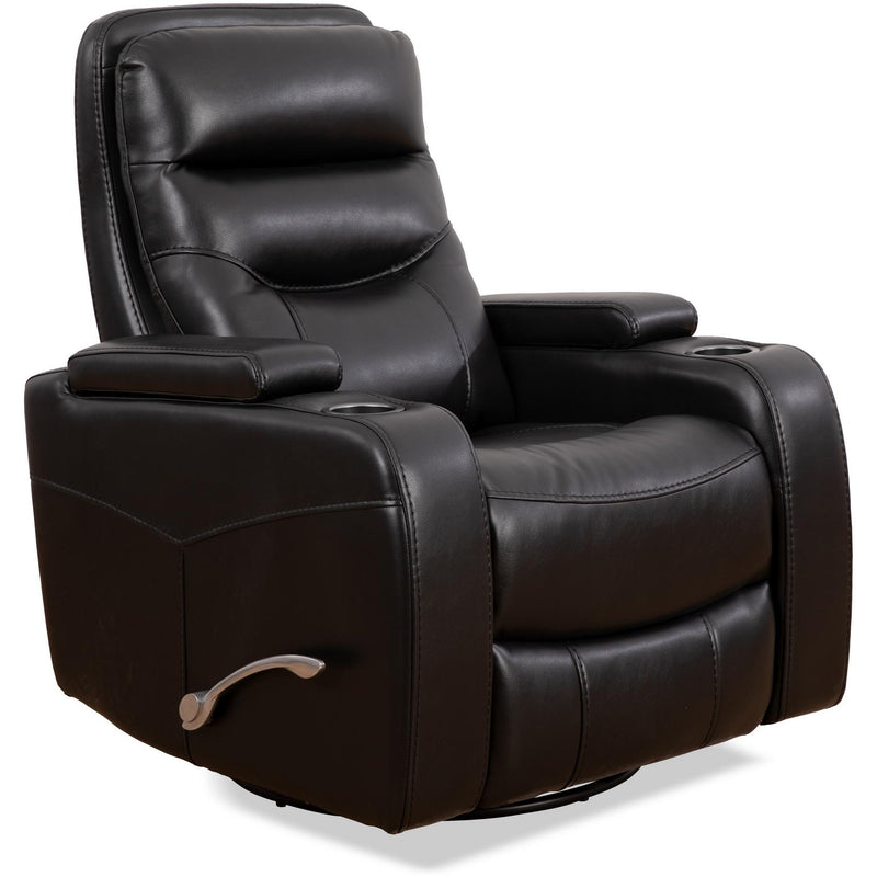 IFDC Swivel Glider Rocker Polyurethane Recliner with Wall Recline IF-6310 IMAGE 1