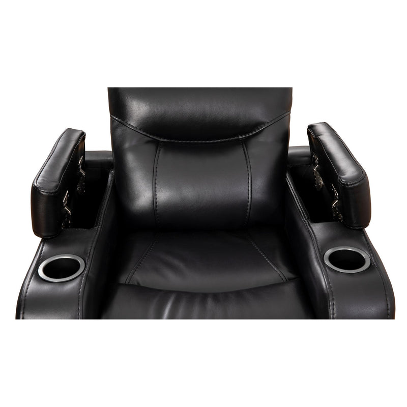 IFDC Swivel Glider Rocker Polyurethane Recliner with Wall Recline IF-6310 IMAGE 5