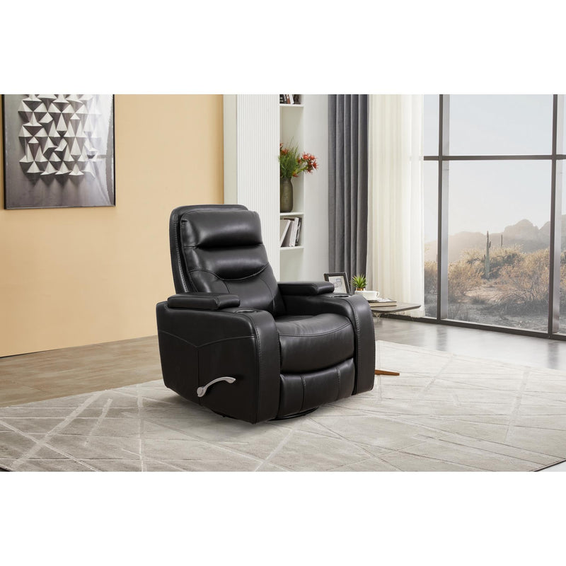 IFDC Swivel Glider Rocker Polyurethane Recliner with Wall Recline IF-6310 IMAGE 9