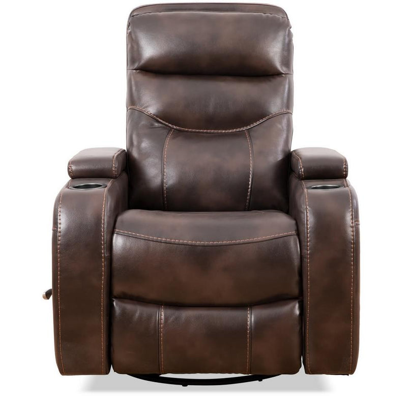 IFDC Swivel Glider Rocker Polyurethane Recliner with Wall Recline IF-6311 IMAGE 3