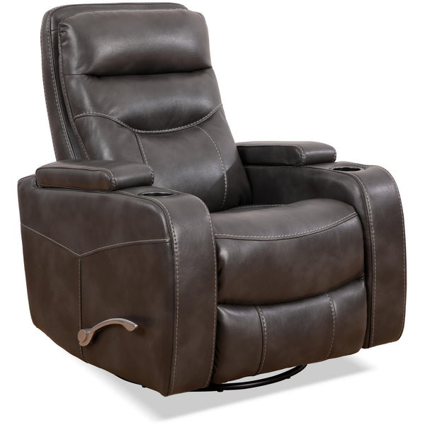 IFDC Swivel Glider Rocker Polyurethane Recliner with Wall Recline IF-6312 IMAGE 1