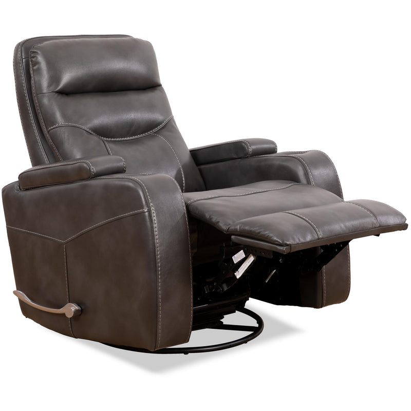 IFDC Swivel Glider Rocker Polyurethane Recliner with Wall Recline IF-6312 IMAGE 2