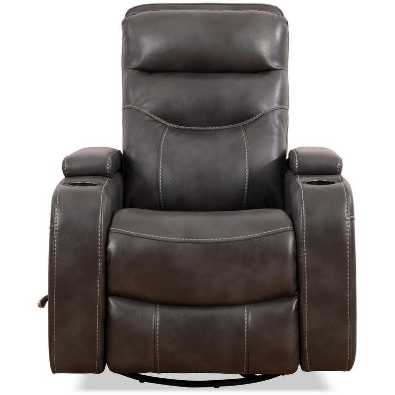 IFDC Swivel Glider Rocker Polyurethane Recliner with Wall Recline IF-6312 IMAGE 3