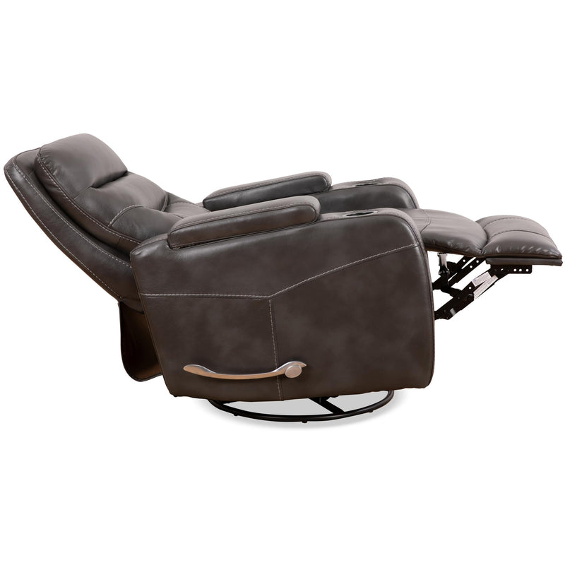 IFDC Swivel Glider Rocker Polyurethane Recliner with Wall Recline IF-6312 IMAGE 4