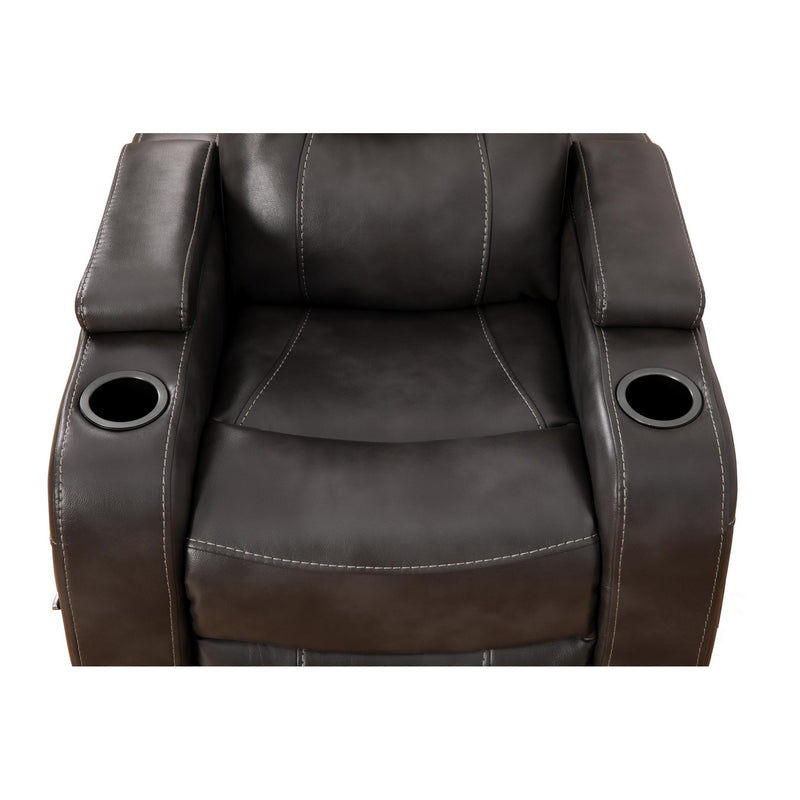 IFDC Swivel Glider Rocker Polyurethane Recliner with Wall Recline IF-6312 IMAGE 5