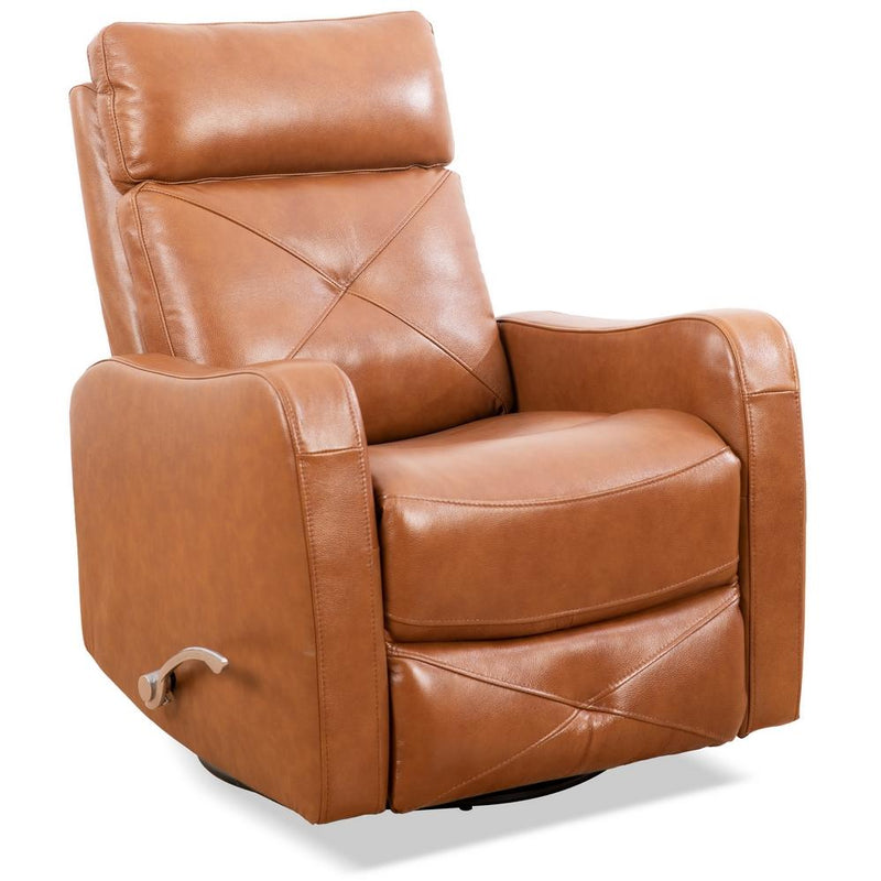 IFDC Swivel Glider Rocker Leather Match Recliner with Wall Recline IF-6331 IMAGE 1