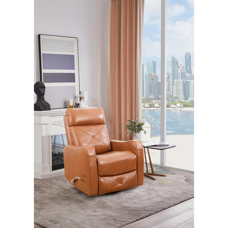 IFDC Swivel Glider Rocker Leather Match Recliner with Wall Recline IF-6331 IMAGE 8