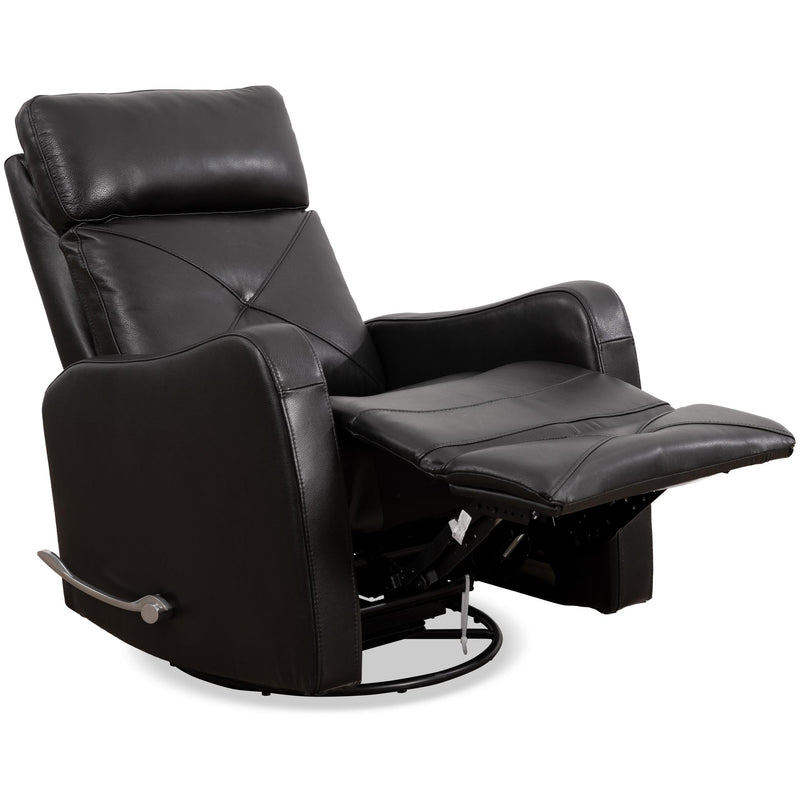 IFDC Swivel Glider Rocker Leather Match Recliner with Wall Recline IF-6332 IMAGE 2