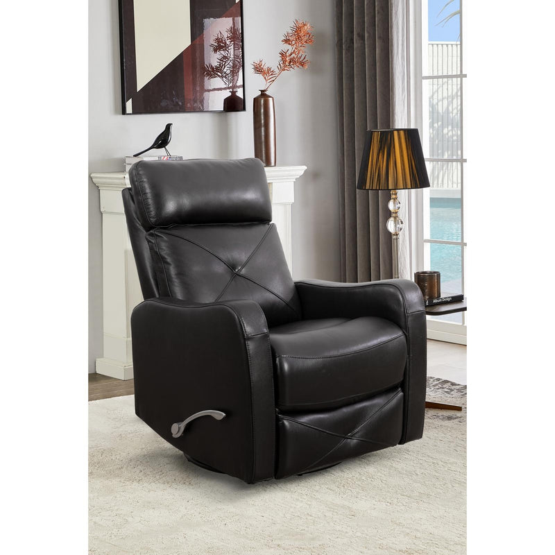 IFDC Swivel Glider Rocker Leather Match Recliner with Wall Recline IF-6332 IMAGE 6