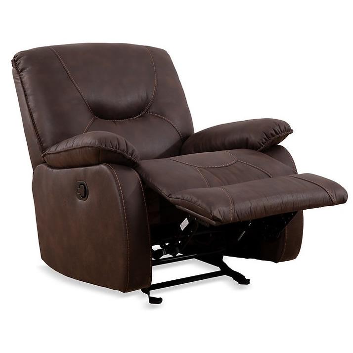 IFDC Glider Rocker Fabric Recliner with Wall Recline IF-6351 IMAGE 3