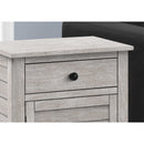 Monarch I 3950 Accent Table - Washed Grey IMAGE 2