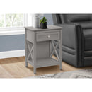 Monarch I 3985 Accent Table - Antique Grey IMAGE 2