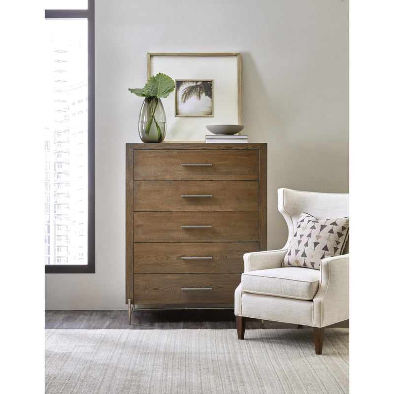 Hooker Furniture 6033-90110-85 Chapman Five-Drawer Chest IMAGE 3