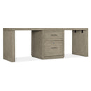  Hooker Furniture 6150-10914-85 Linville Falls 84" Desk with One Centered File IMAGE 1