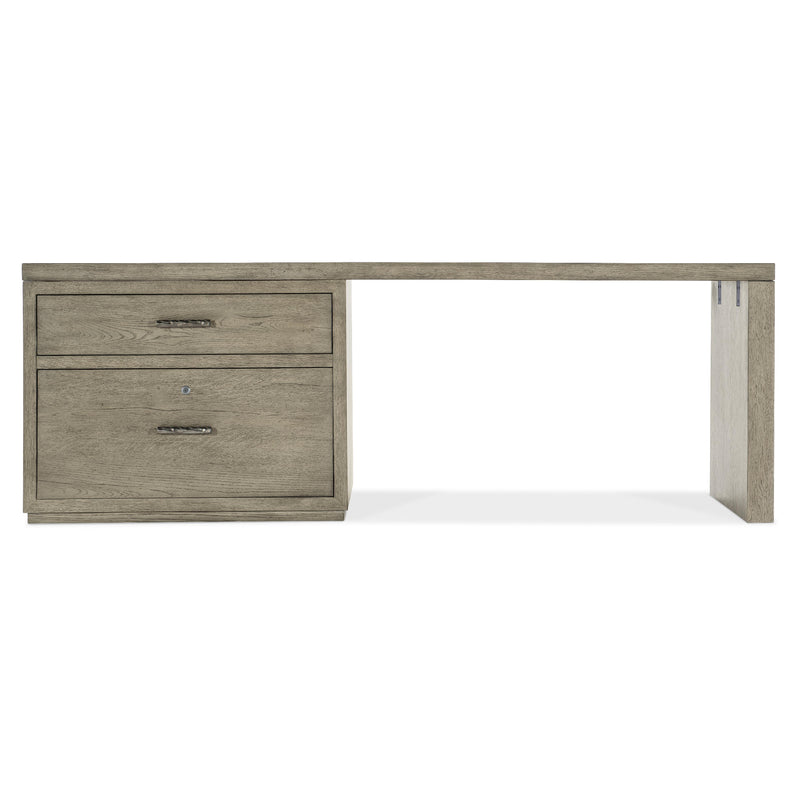 Hooker Furniture 6150-10917-85 Linville Falls 84" Desk with Lateral File IMAGE 3