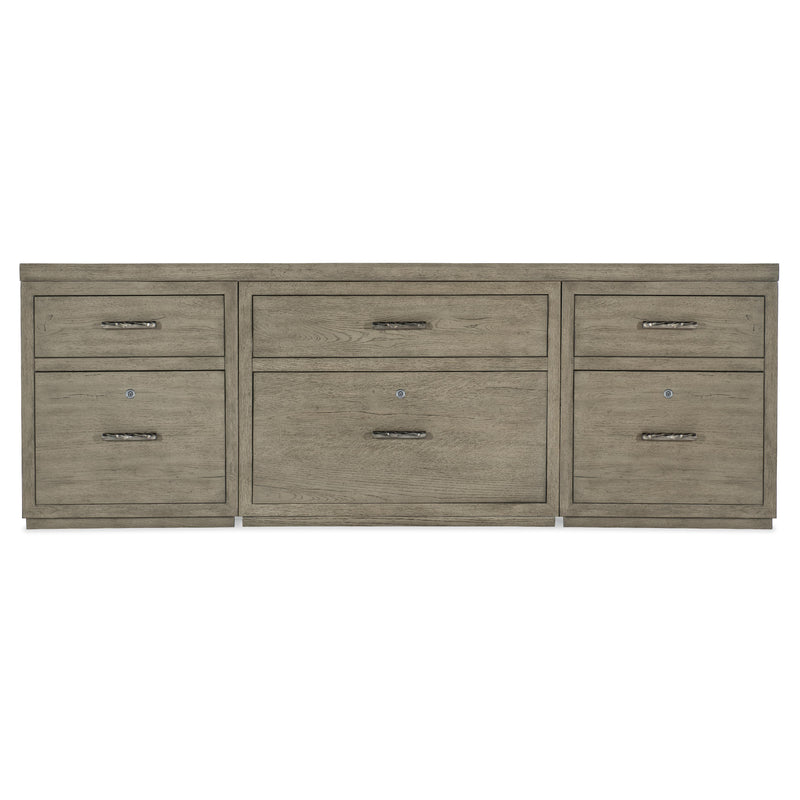 Hooker Furniture 6150-10919-85 Linville Falls 84" Credenza with Two Files and Lateral File IMAGE 3