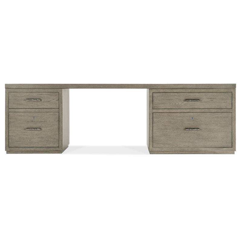 Hooker Furniture 6150-10923-85 Linville Falls 96" Desk with Small File and Lateral File IMAGE 3