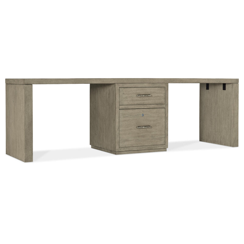 Hooker Furniture 6150-10924-85 Linville Falls 96" Desk with One Centered File IMAGE 1