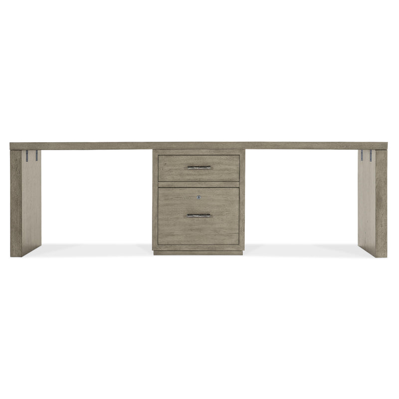 Hooker Furniture 6150-10924-85 Linville Falls 96" Desk with One Centered File IMAGE 3