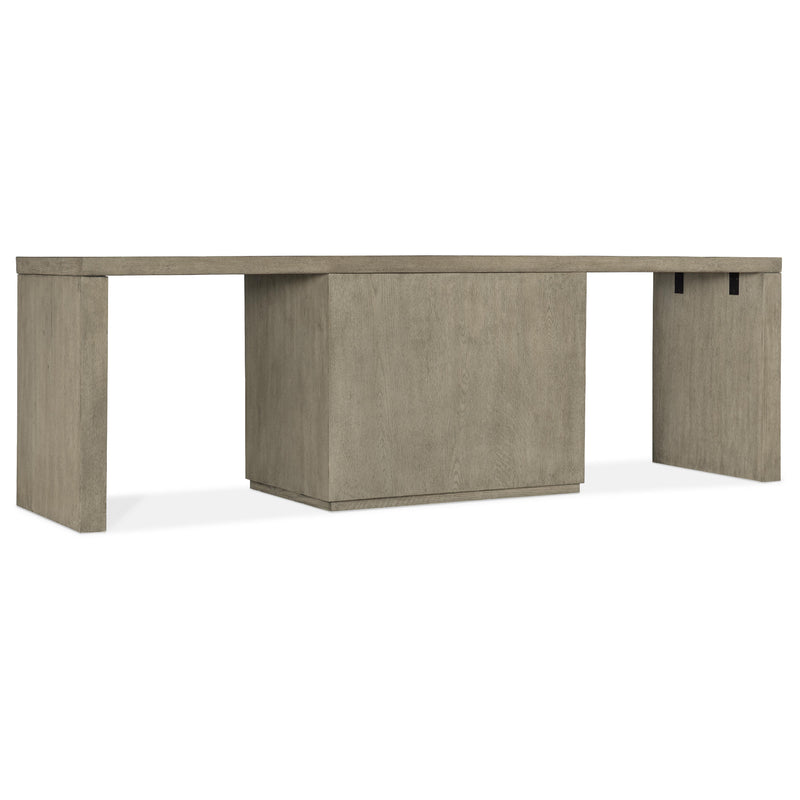 Hooker Furniture 6150-10925-85 Linville Falls 96" Desk with Centered Open Desk Cabinet IMAGE 2