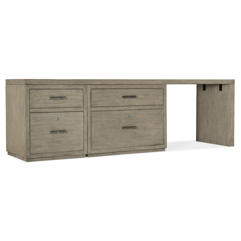 Hooker Furniture 6150-10928-85 Linville Falls 96" Desk with File and Lateral File IMAGE 1