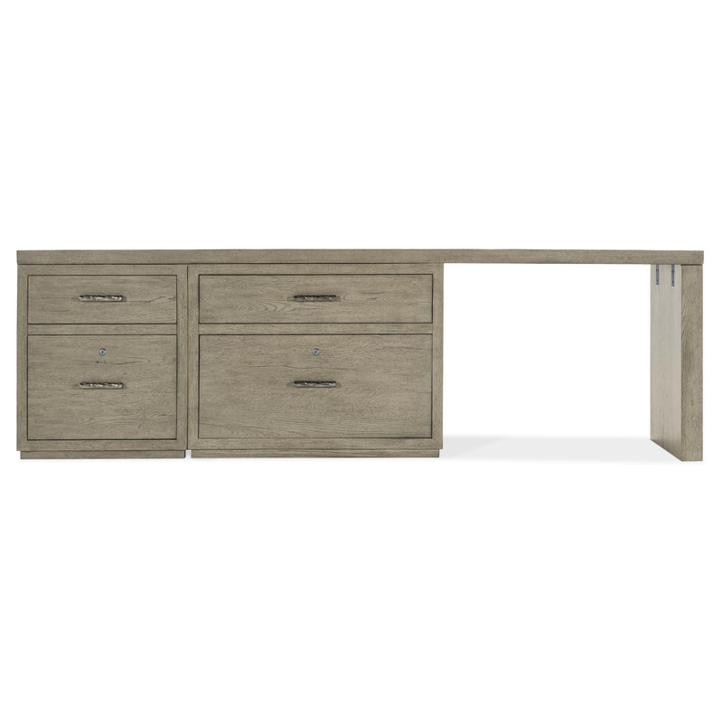 Hooker Furniture 6150-10928-85 Linville Falls 96" Desk with File and Lateral File IMAGE 3