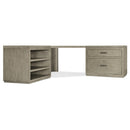  Hooker Furniture 6150-10936-85 Linville Falls Corner Desk with Lateral File and Open Desk Cabinet IMAGE 1