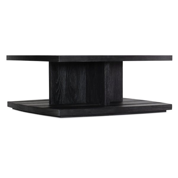 Hooker Furniture 6150-80210-99 Linville Falls Shou Sugi Ban Square Cocktail Table IMAGE 1