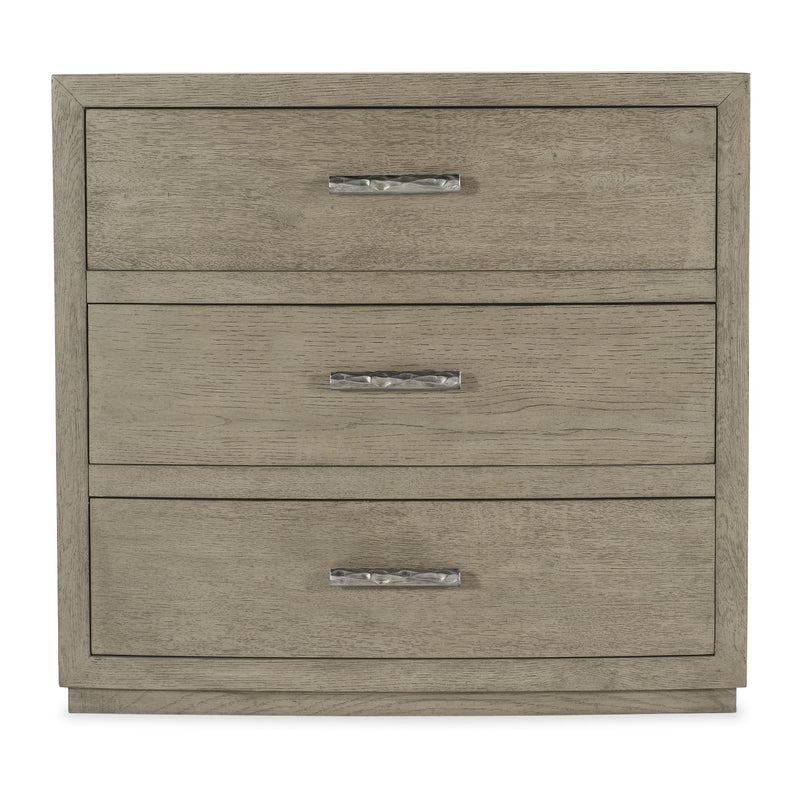 Hooker Furniture 6150-90216-85 Linville Falls Ashford Three Drawer Nightstand IMAGE 2