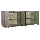 Hooker Furniture 628-55068-89 Melange Fissured Entertainment Credenza IMAGE 2